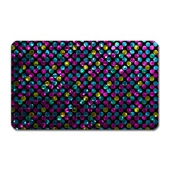 Polka Dot Sparkley Jewels 2 Magnet (rectangular) by MedusArt