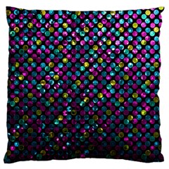 Polka Dot Sparkley Jewels 2 Large Cushion Cases (two Sides)  by MedusArt