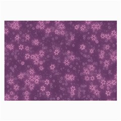 Snow Stars Lilac Large Glasses Cloth