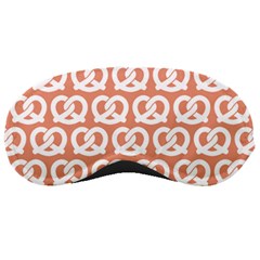 Salmon Pretzel Illustrations Pattern Sleeping Masks by GardenOfOphir