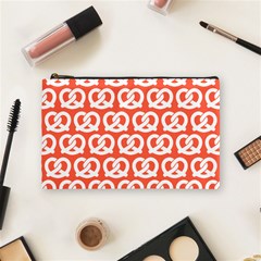 Coral Pretzel Illustrations Pattern Cosmetic Bag (medium)  by GardenOfOphir