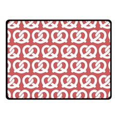 Trendy Pretzel Illustrations Pattern Fleece Blanket (small) by GardenOfOphir