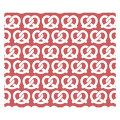 Trendy Pretzel Illustrations Pattern Double Sided Flano Blanket (small)  by GardenOfOphir