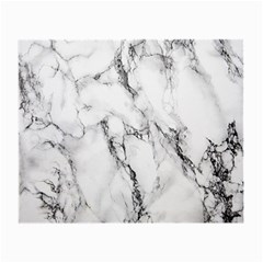 White Marble Stone Print Small Glasses Cloth (2-side)
