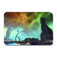 Fantasy Landscape With Lamp Boat And Awesome Sky Plate Mats by FantasyWorld7