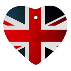 Brit2 Heart Ornament (2 Sides)