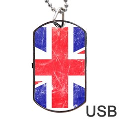 Brit6 Dog Tag Usb Flash (two Sides)  by ItsBritish