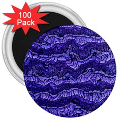 Alien Skin Blue 3  Magnets (100 Pack) by ImpressiveMoments