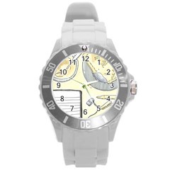 Tearespite Round Plastic Sport Watch (l)