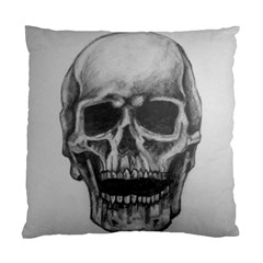 Skull Standard Cushion Case (one Side)  by ArtByThree