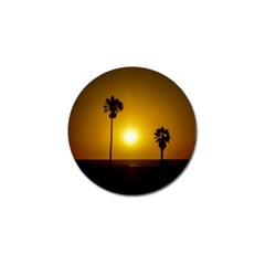 Sunset Scene At The Coast Of Montevideo Uruguay Golf Ball Marker (10 Pack) by dflcprints