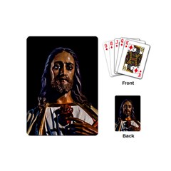 Jesus Christ Sculpture Photo Playing Cards (mini)  by dflcprints