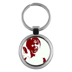 Psycho Key Chains (round)  by icarusismartdesigns