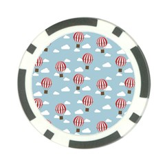 Hot Air Balloon Poker Chip Card Guards (10 Pack)  by Kathrinlegg