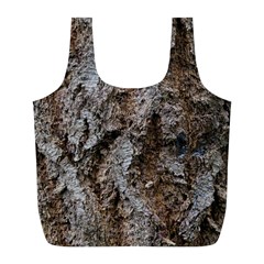 Douglas Fir Bark Full Print Recycle Bags (l)  by trendistuff