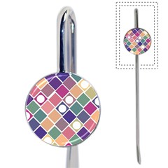 Dots And Squares Book Mark by Kathrinlegg