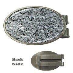 Rough Grey Stone Money Clips (oval)  by trendistuff