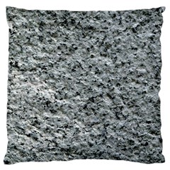 Rough Grey Stone Large Cushion Cases (one Side)  by trendistuff