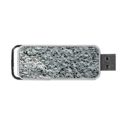 Rough Grey Stone Portable Usb Flash (one Side) by trendistuff