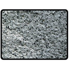 Rough Grey Stone Double Sided Fleece Blanket (large)  by trendistuff