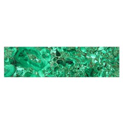 Marble Green Satin Scarf (oblong)