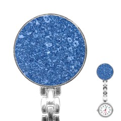 Marble Blue Stainless Steel Nurses Watches by trendistuff