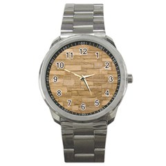 Block Wall 2 Sport Metal Watches by trendistuff