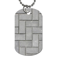 Alternating Grey Brick Dog Tag (two Sides) by trendistuff