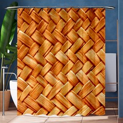 Woven Straw Shower Curtain 60  X 72  (medium)  by trendistuff