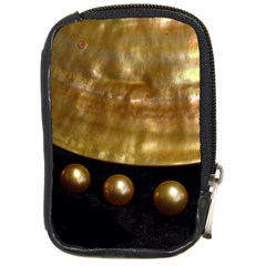 Golden Pearls Compact Camera Cases by trendistuff