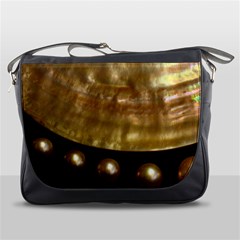 Golden Pearls Messenger Bags by trendistuff