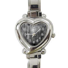 Grunge Metal Night Heart Italian Charm Watch by trendistuff