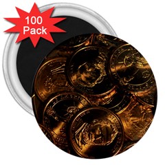 Gold Coins 2 3  Magnets (100 Pack) by trendistuff