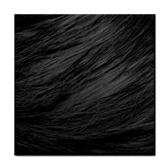 Long Haired Black Cat Fur Face Towel by trendistuff