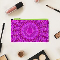 Purple And Pink Mandala Cosmetic Bag (xs)