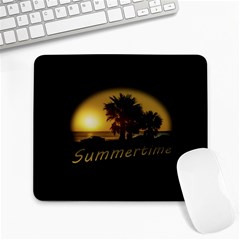 Sunset Scene At The Coast Of Montevideo Uruguay Large Mousepads by dflcprints