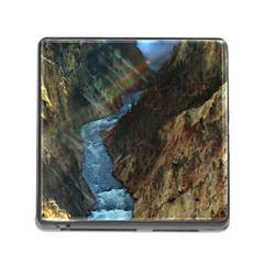 Yellowstone Lower Falls Memory Card Reader (square) by trendistuff