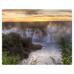 Iguazu Falls Double Sided Flano Blanket (medium)  by trendistuff