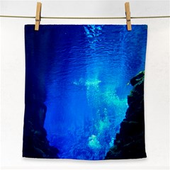 Underwater Trench Face Towel by trendistuff