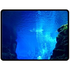 Underwater Trench Fleece Blanket (large)  by trendistuff