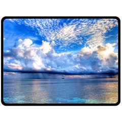 Maldives 1 Double Sided Fleece Blanket (large)  by trendistuff