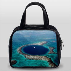 Great Blue Hole 1 Classic Handbags (2 Sides) by trendistuff