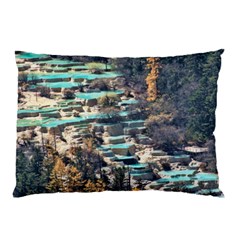 Huanglong Pools Pillow Cases by trendistuff