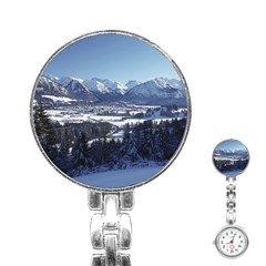 Snowy Mountains Stainless Steel Nurses Watches by trendistuff