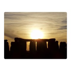 Sunset Stonehenge Double Sided Flano Blanket (mini) 