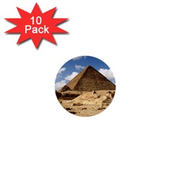 Pyramid Giza 1  Mini Buttons (10 Pack)  by trendistuff