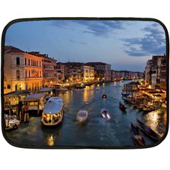 Venice Canal Fleece Blanket (mini) by trendistuff