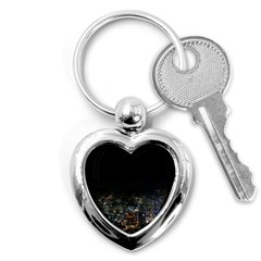 Seoul Night Lights Key Chains (heart)  by trendistuff