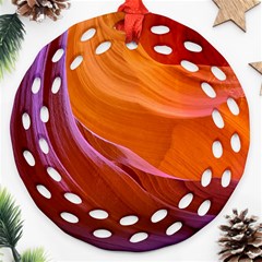 Antelope Canyon 2 Ornament (round Filigree)  by trendistuff