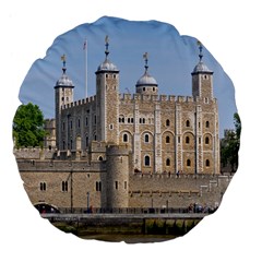 Tower Of London 2 Large 18  Premium Flano Round Cushions by trendistuff